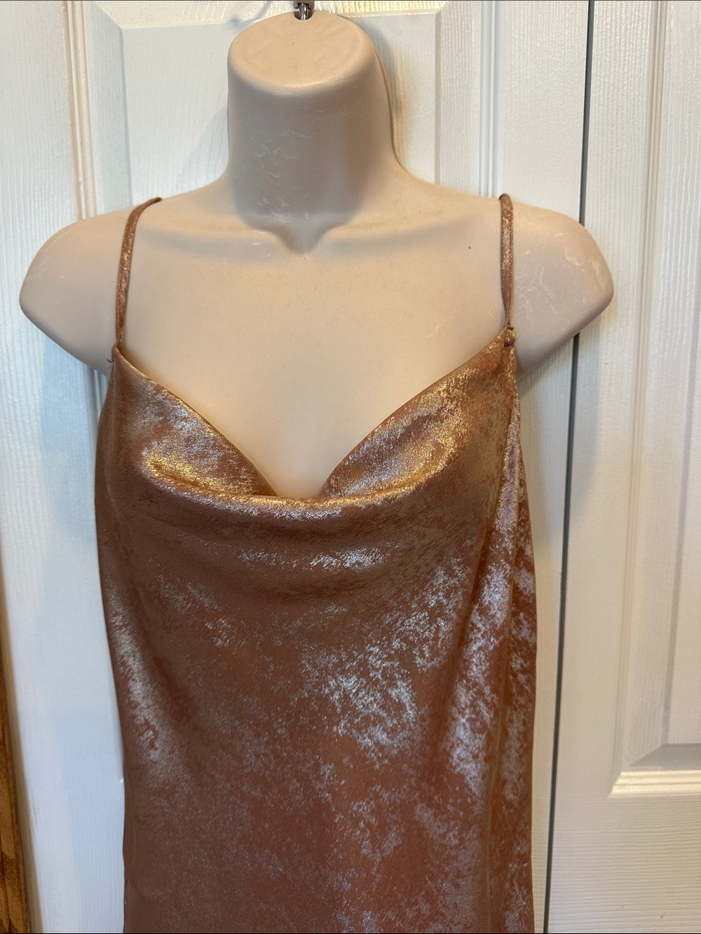 Rose Gold Slip Dress